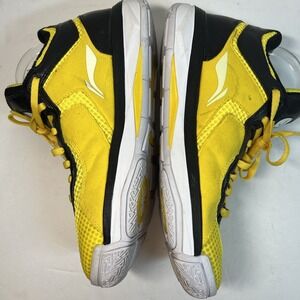 Li Ning Way of Wade Basketball Shoes Yellow Black Mens Size 10 Performance Shoes